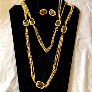 Sarah Coventry 1967 necklace/earrings GoldenEmbers